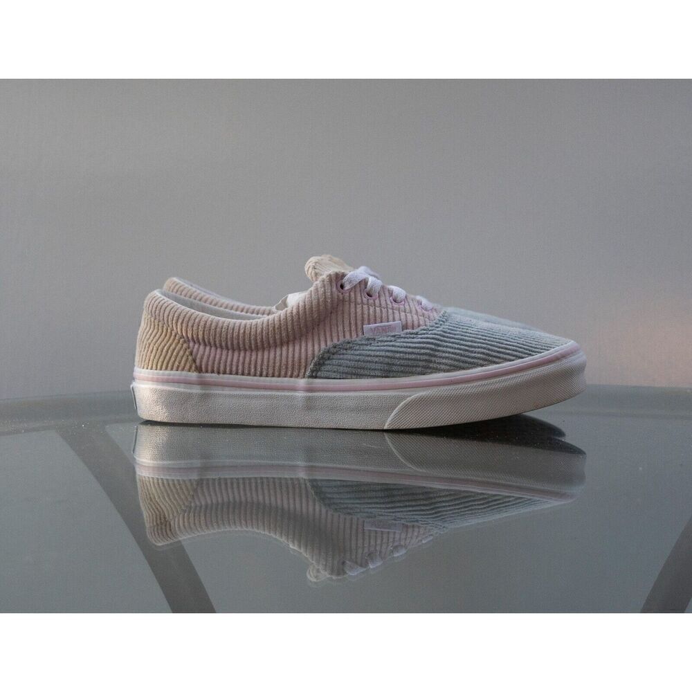 Vans Era Classics Colorblock Corduroy Pink Blue Yellow Shoes Sneaker Kid Size  7